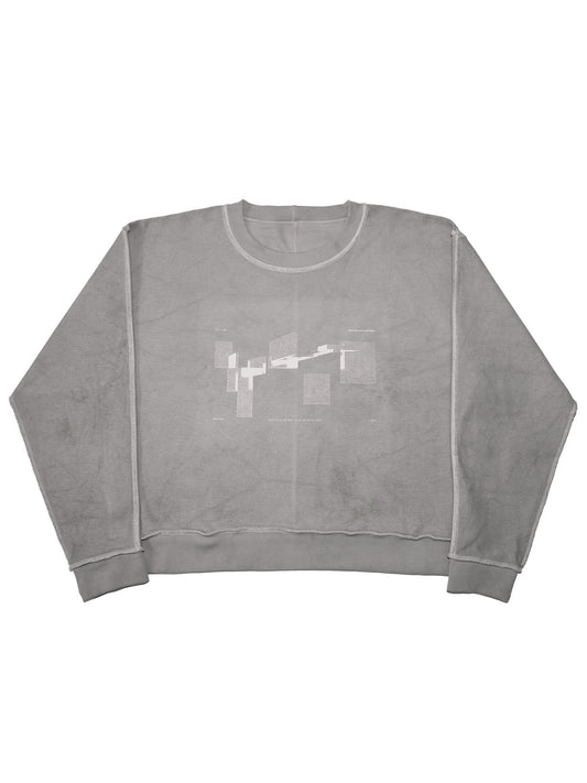 AP-EX x David Zacek SKAFFOLD Reversible Crewneck